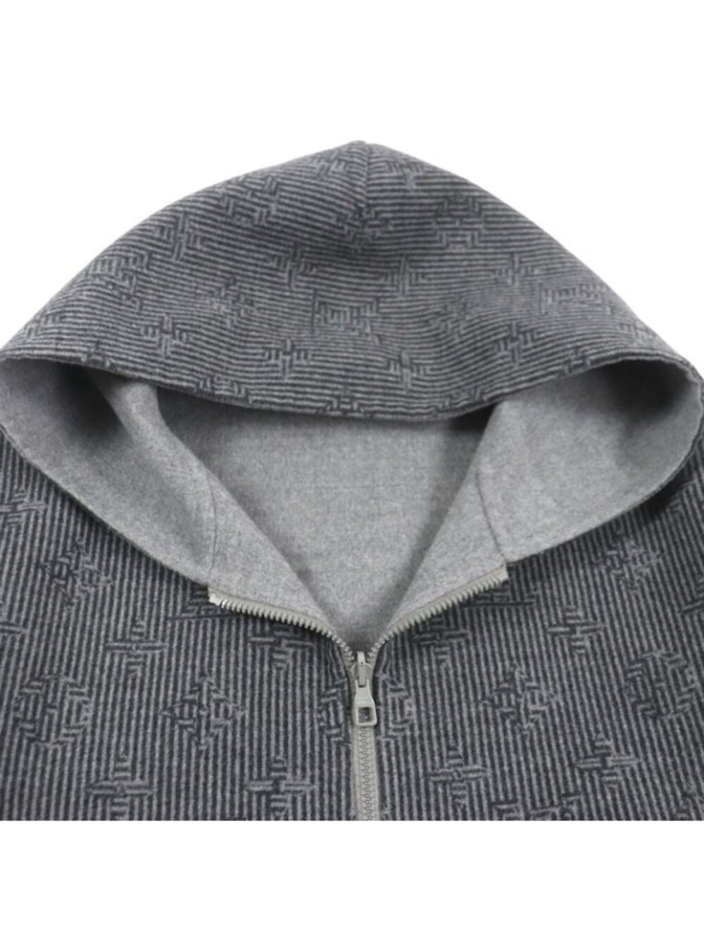 Louis Vuitton 2023 Hob52 E Monogram Stripe Logo Embroidery Zip-up Reversible - Picture 3 of 14